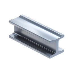 Steel I-Beam Icon | Structural Metal Beam PNG