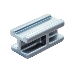 Steel I-Beam Construction Icon | 3D Isometric