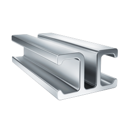 Steel I-Beam Icon - Construction & Engineering