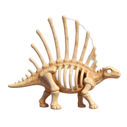 Stegosaurus Skeleton Dinosaur Fossil Icon