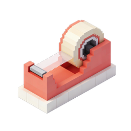 Stylish Sticky Tape Dispenser Icon for Creative Projects