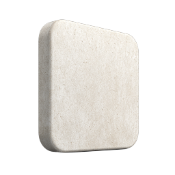 Stone Block 3D Icon - Realistic Rendered Texture