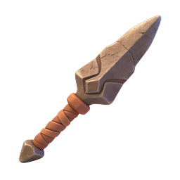 Steindolch-Waffen-Icon - 3D-Fantasy-RPG-Asset