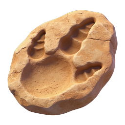 Icône de visage en pierre réaliste – Sculpture en grès érodé