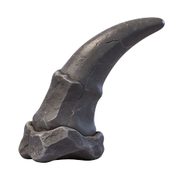 Icona di scultura di corno in pietra realistica – Manufatto 3D dettagliato
