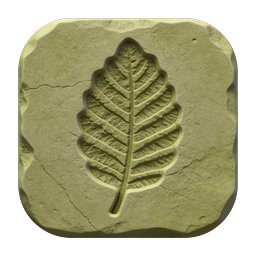 Stone Leaf 3D Icon - Nature & Eco Design