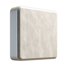 Stone Tile Icon - Realistic 3D Textured Square Button