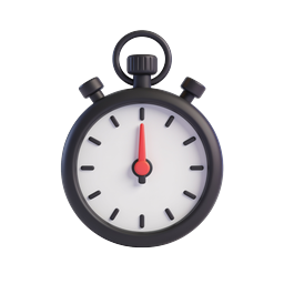 Minimalist Stopwatch Icon for Time Management