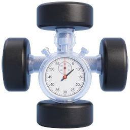 3D Stopwatch Timer Racing Icon - Motorsport Chronometer