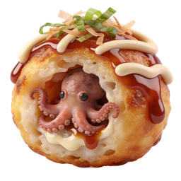 Whimsical Octopus Food Icon for Culinary Designs