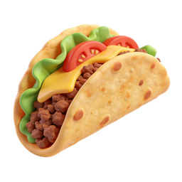 Biểu tượng taco thơm ngon cho các dự án ẩm thực