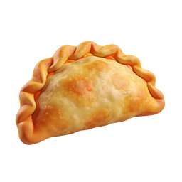 Delicious Mexican Dumpling Icon - Empanada Illustration