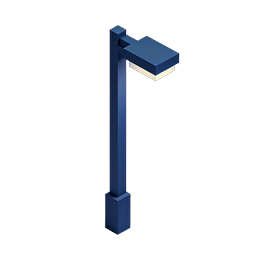 Street Lamp Icon - Isometric 3D Urban Lighting Design