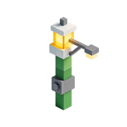 Stylish Street Lamp Icon for Urban Themes