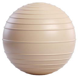 Striped Sphere Icon for Design and Media Use