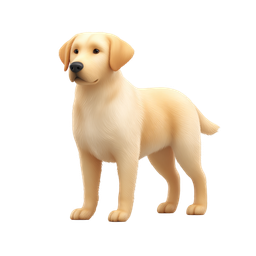Charming Labrador Dog Icon for All Pet Lovers