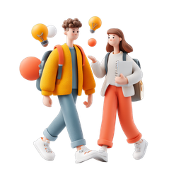 Engaging Students Conversation Icon for Education