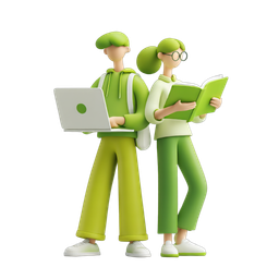 Engaging Students Learning Icon for Modern Education