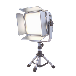 Studio-Panel-Leuchte Stativ 3D-Icon | Professionelle Beleuchtung