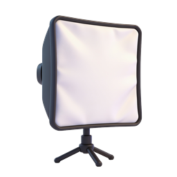 Иконка студийного софтбокса, оборудование для фотосъемки