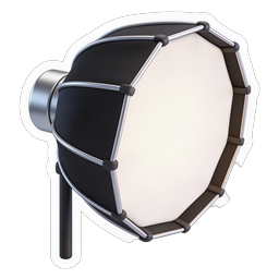 Studio Softbox Light Photography Equipment Icon