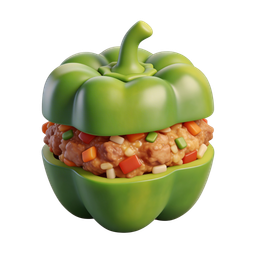 Stuffed Pepper Icon - Fresh Culinary Delight