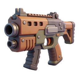 Biểu tượng súng trường phong cách đất sét 3D cho game và thiết kế UI