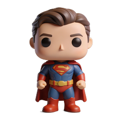 Superman Hero Figure 3D Collectible Icon