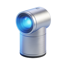 Surveillance Camera Icon | 3D Security Device