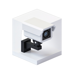 Isometric Surveillance Camera Security Icon
