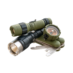 Survival Gear 3D Icon - Tactical Outdoor Equipment