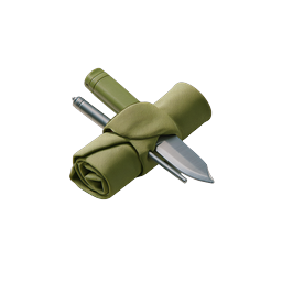 Military Survival Kit Icon - Tactical Gear 3D Render