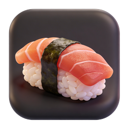 Sushi Nigiri Icon - Japanese Food 3D Illustration