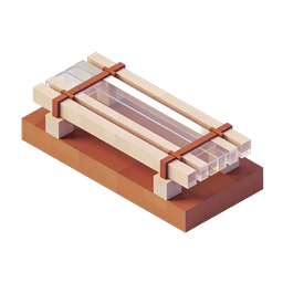 Isometric Sushi Roll Food Icon | Japanese Cuisine Design