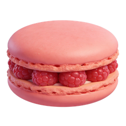 Delicious Raspberry Macaron Icon for Your Projects