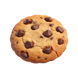 Chocolate Chip Cookie Icon - Delicious and Appetizing