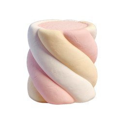 Swirled Marshmallow Icon for Food Themes