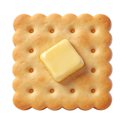 Delicious Butter Biscuit Icon for Culinary Designs