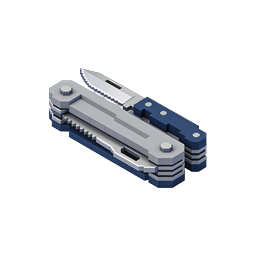 Swiss Army Knife Multi-Tool Isometric Icon