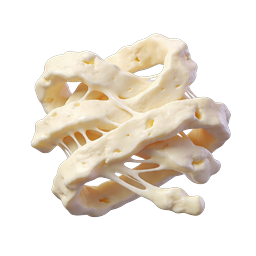 Swiss Cheese 3D Icon - Realistic Dairy Food Illustration