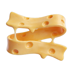 Biểu tượng phô mai Thụy Sĩ - Thiết kế phô mai tan chảy 3D chân thực