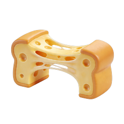 Swiss Cheese Icon - Realistic 3D Dairy Food Icon