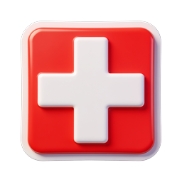 Switzerland Flag Icon - Realistic 3D Swiss National Emblem