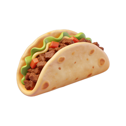 Taco Icon for Food & Restaurant Content