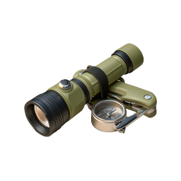 Tactical Flashlight Compass Survival Kit Icon