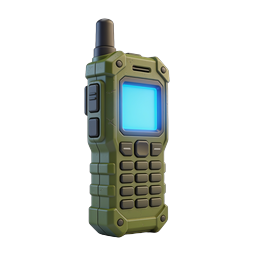 Tactical Walkie Talkie Radio Icon | Military Communication Device