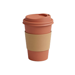 Takeaway Coffee Cup 3D Icon - Realistic Render