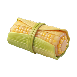 Traditional Tamale Corn Husk 3D Food Icon