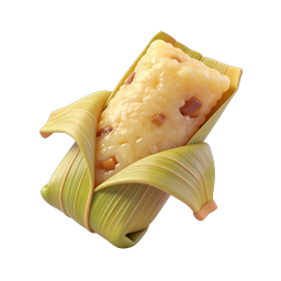 Traditional Tamale Food Icon - 3D Rendered Mexican Cuisine