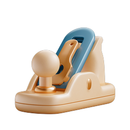 3D Clay-Style Tape Dispenser Icon | Office Supplies